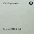 Dárkový poukaz v hodnotě 1000 Kč